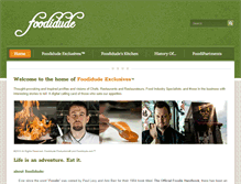 Tablet Screenshot of foodidude.com